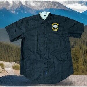Boeing KC 135 Stratotanker  Operation Black Jack Sz‎ L Button Down  Shirt